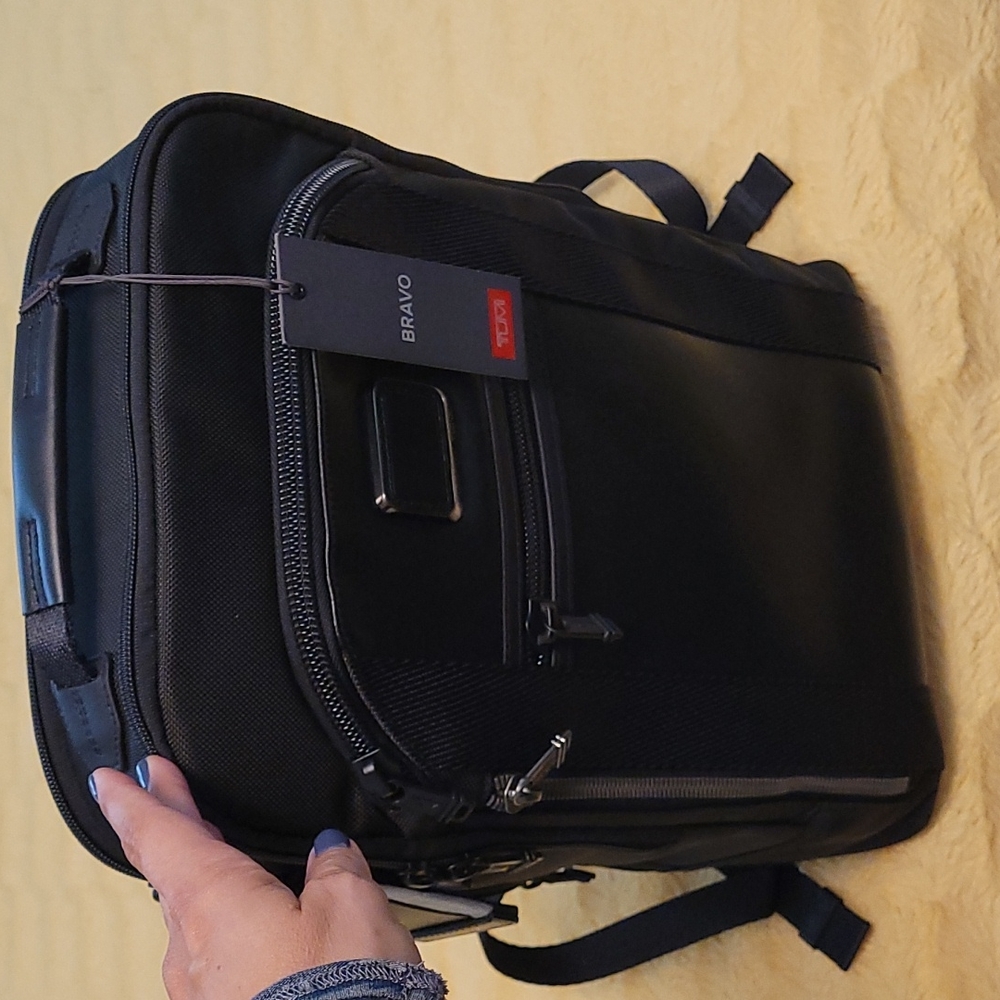 Tumi Bravo Davis Laptop Black Bookbag